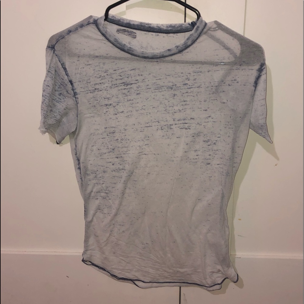 Chaser see through blue top